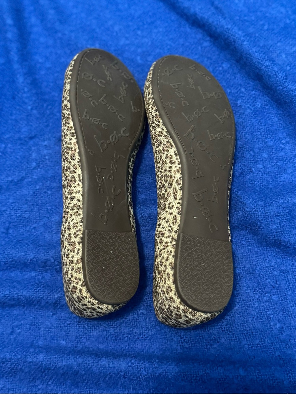 boc Leopard Print Ballet Flats in Brown and Cream - Picture 3 of 10